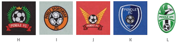 standard embroidered badge options standard embroidered badge options